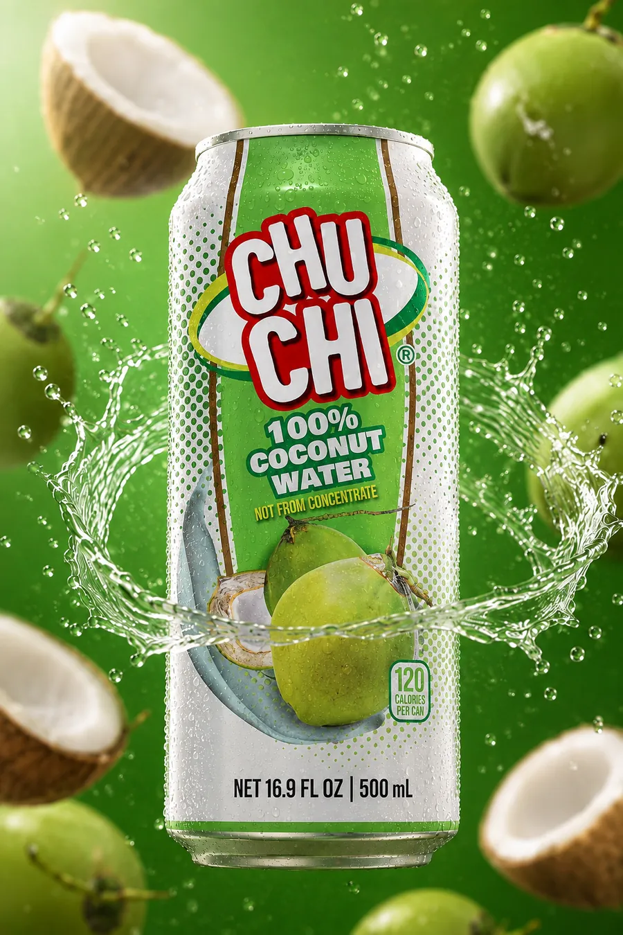 Chu-Chi Coconut Water can
