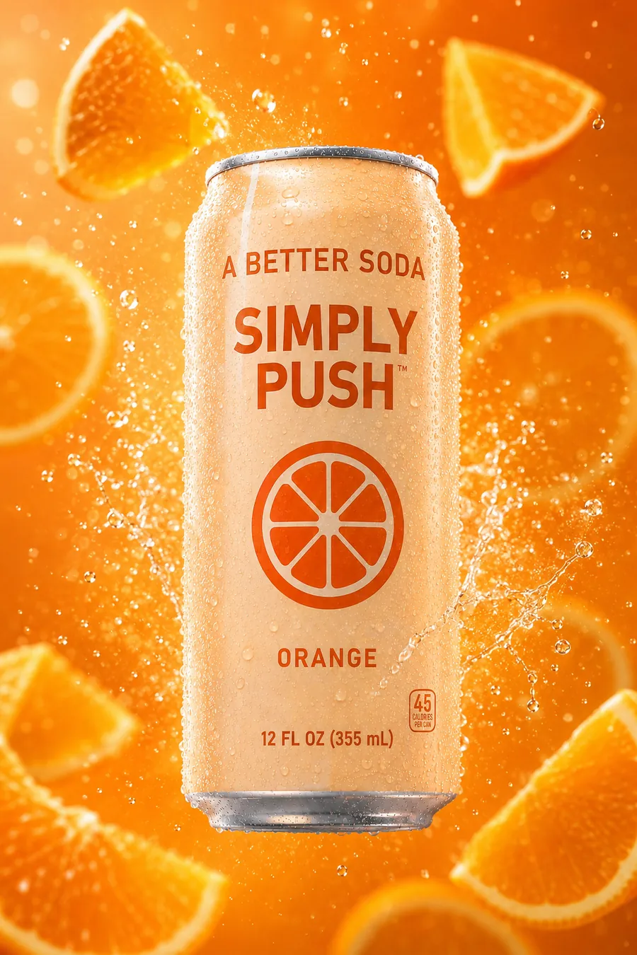 Simply Push Orange can